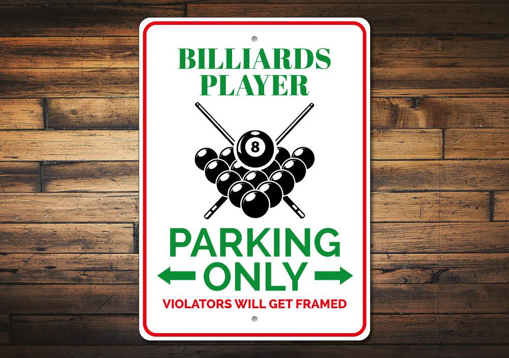 Pool 8 Ball or Billiards House Rules Sign Custom 