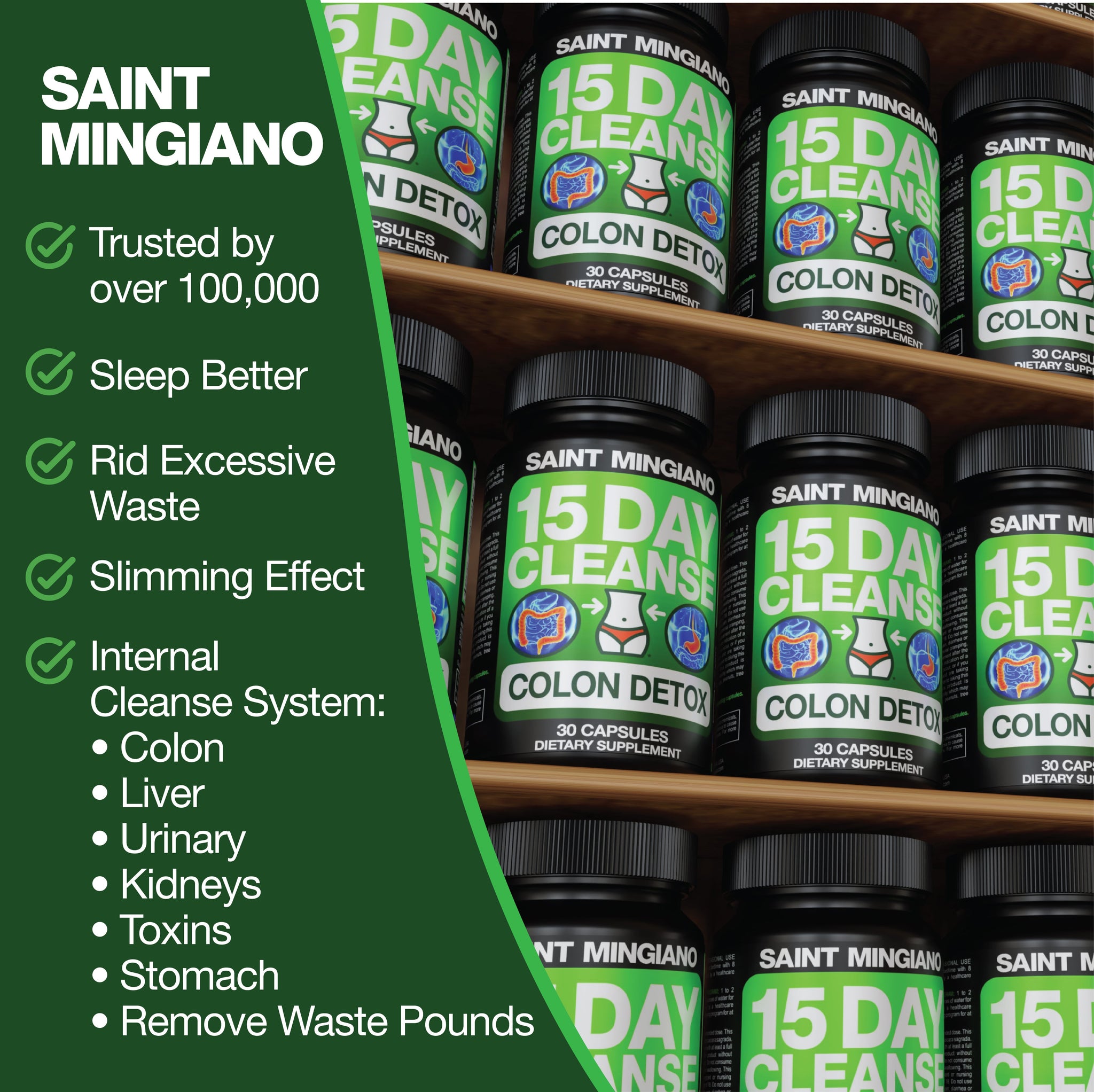 15 Day Cleanse | Colon Detox with Natural Laxative for