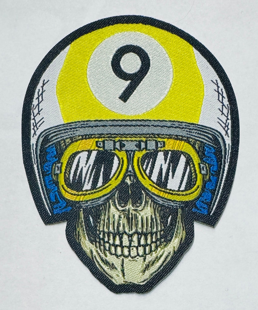 Biker Skull 8 and 9 - Patch