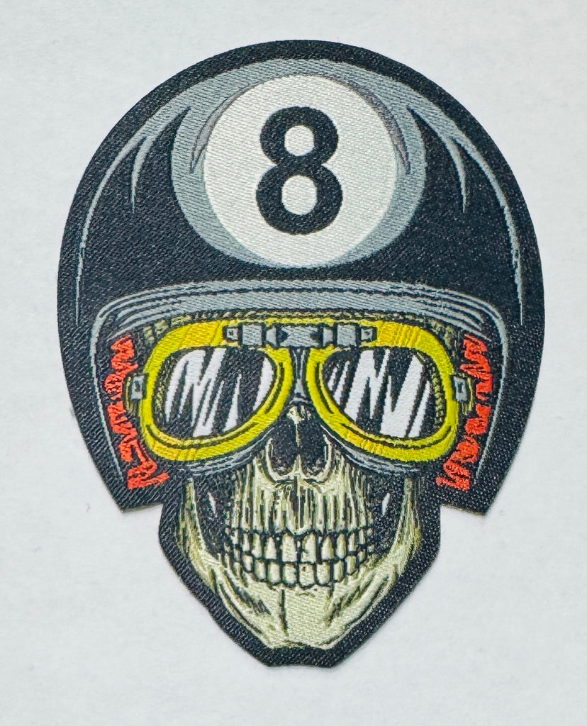 Biker Skull 8 and 9 - Patch