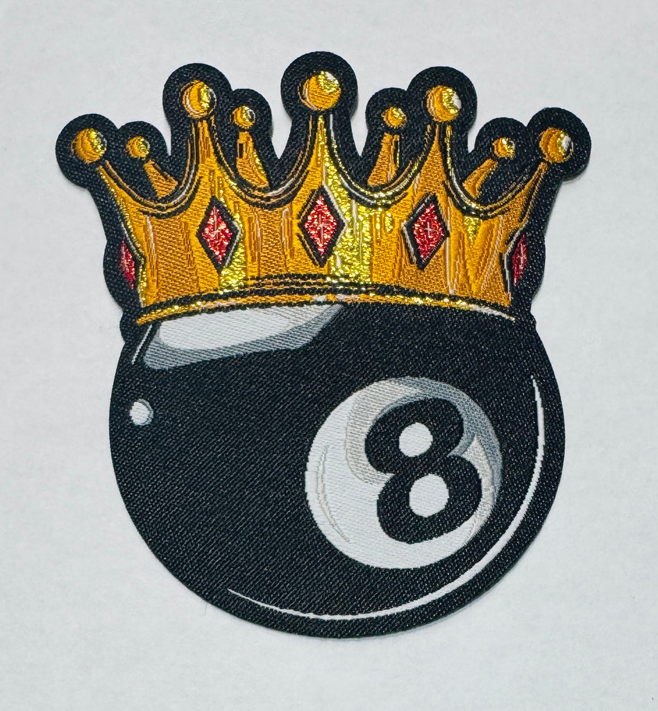 Crowned 8 Ball - Patch