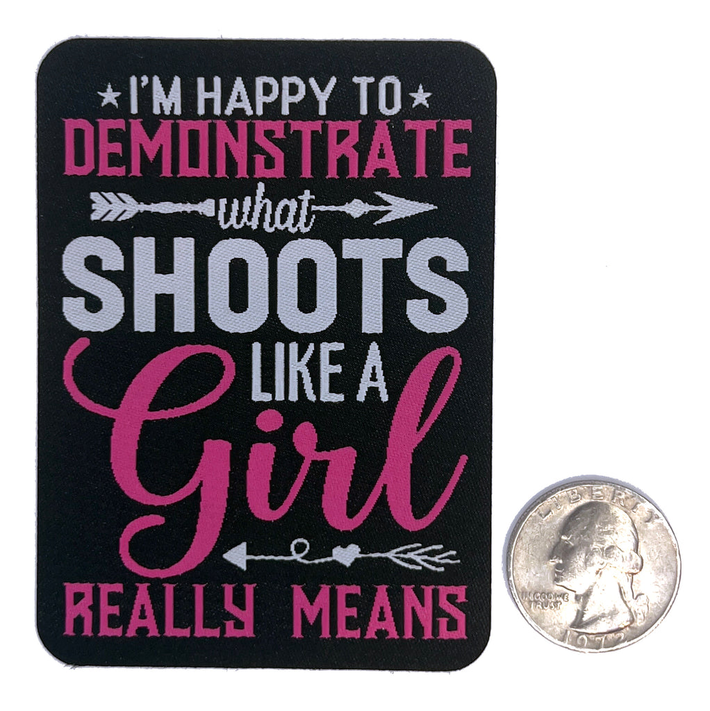 Shoots Like a Girl patch