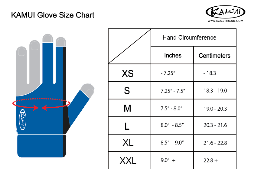 KAMUI GLOVE QuickDry - Blue  -2017 Model (retired)