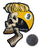 8-9-10 Ball Tattoo Skull Patch