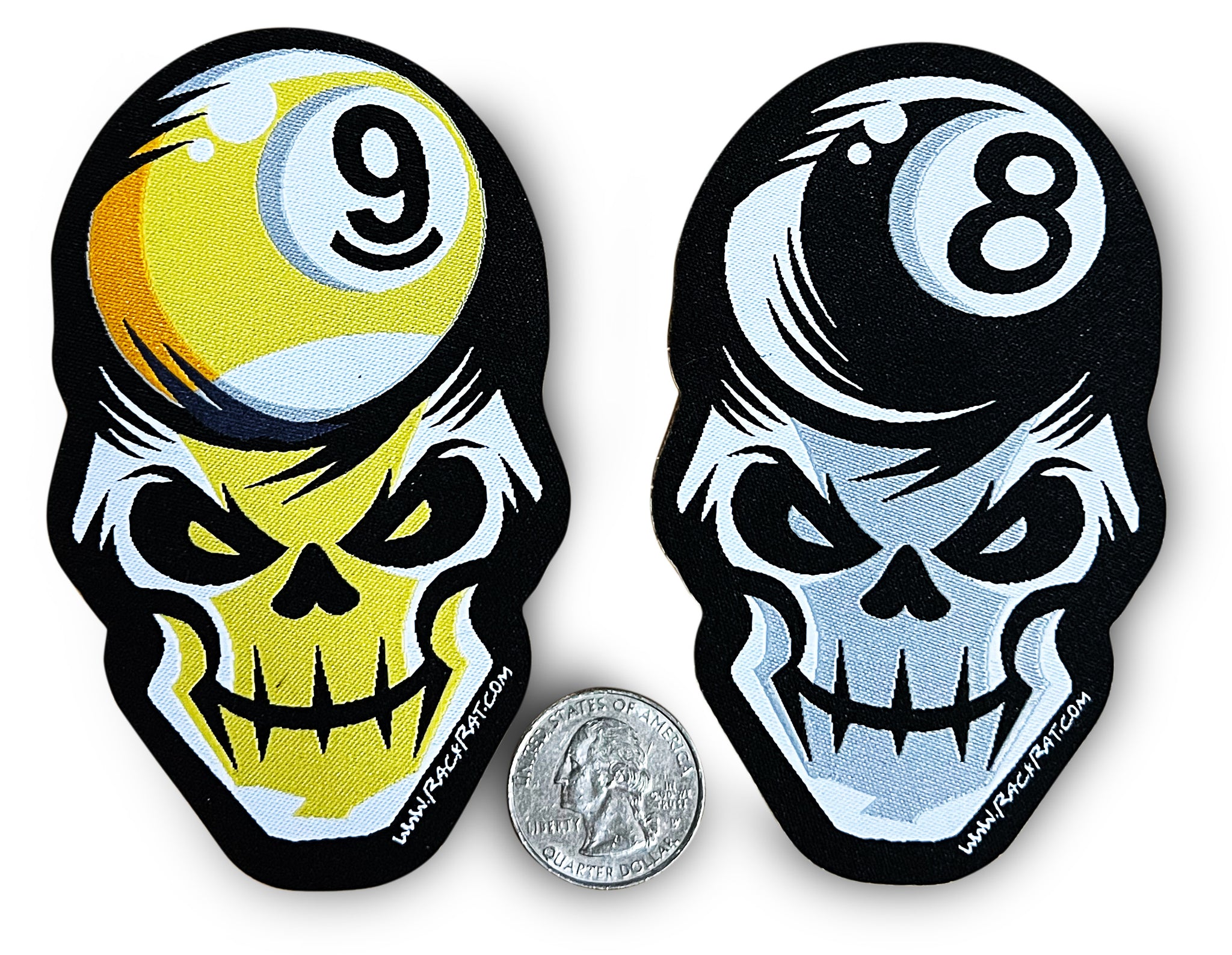 8-9 Ball Skull Patch – KAMUI USA Store